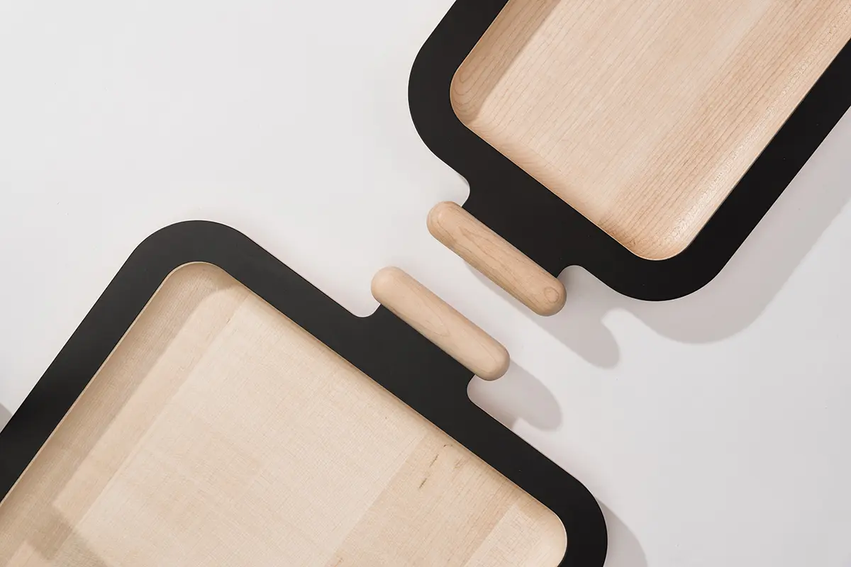 Wood combined with steel, marble, titanium and printed glass: the I'm possible capsule shows how far our multi-material manufacturing can go. -15