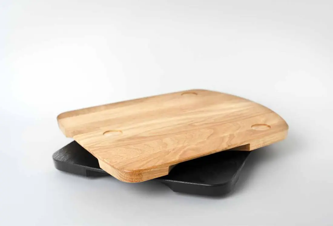 Wood combined with steel, marble, titanium and printed glass: the I'm possible capsule shows how far our multi-material manufacturing can go. -20