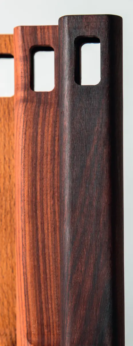 Wood combined with steel, marble, titanium and printed glass: the I'm possible capsule shows how far our multi-material manufacturing can go. -24