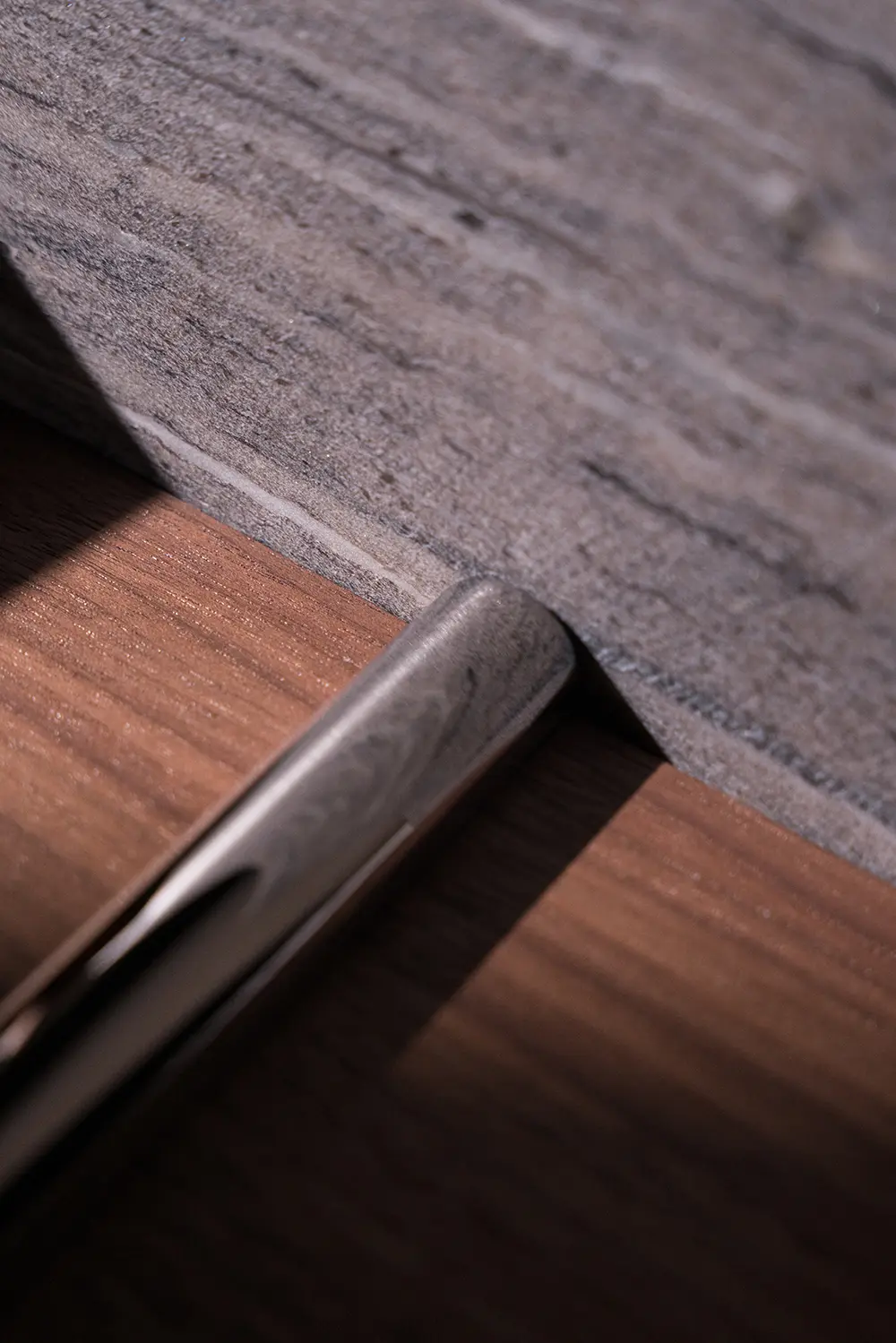 Wood combined with steel, marble, titanium and printed glass: the I'm possible capsule shows how far our multi-material manufacturing can go. -9